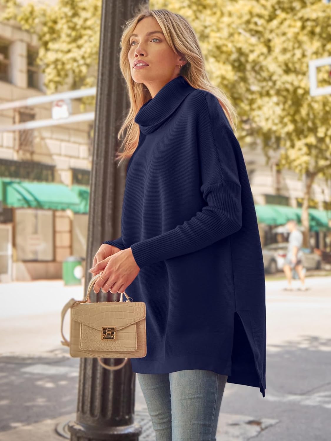 Women's Turtleneck Oversized Sweaters