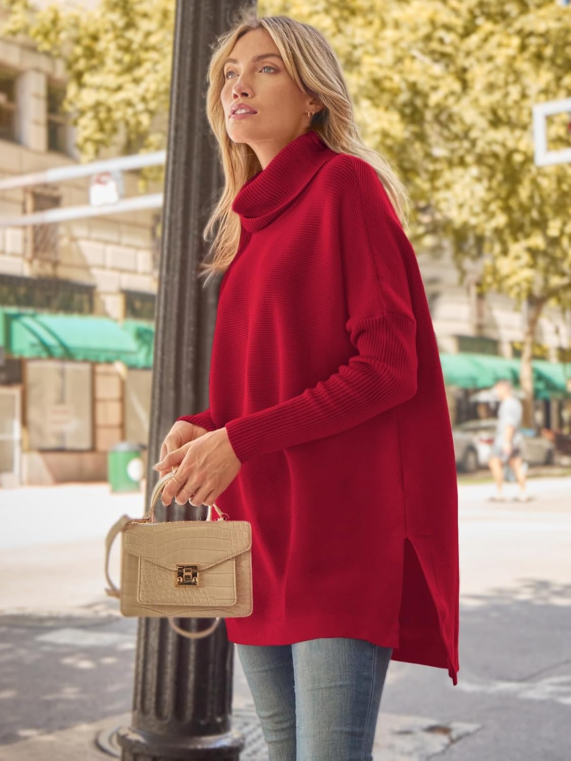 Women's Turtleneck Oversized Sweaters