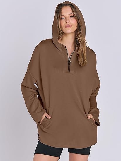 2024 Fall Women's Oversized Tunic Pullover