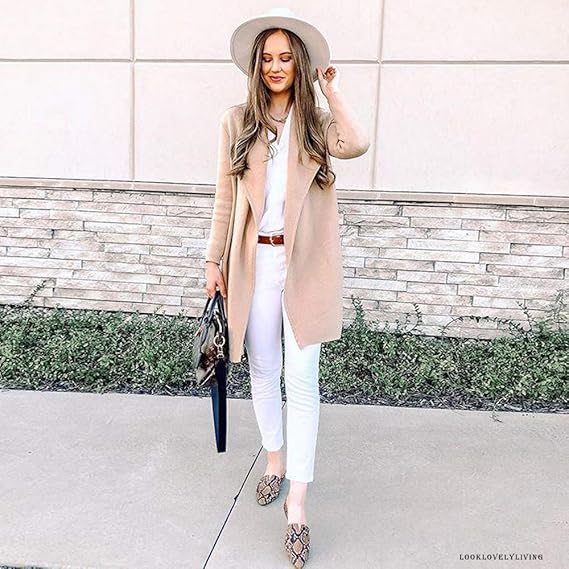 Women's Classy Open Front Knit Coat Cardigan