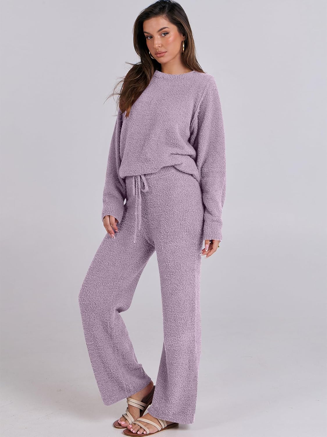 Women's Fuzzy Fleece Pajama Sets
