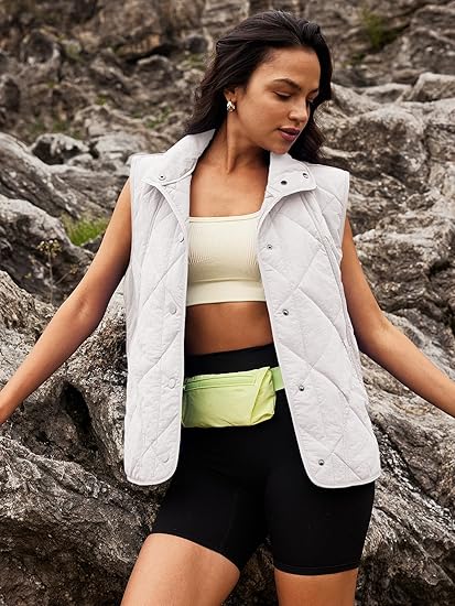 Womens Puffer Quilted Vest