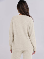 Women's Fuzzy Fleece Pajama Sets