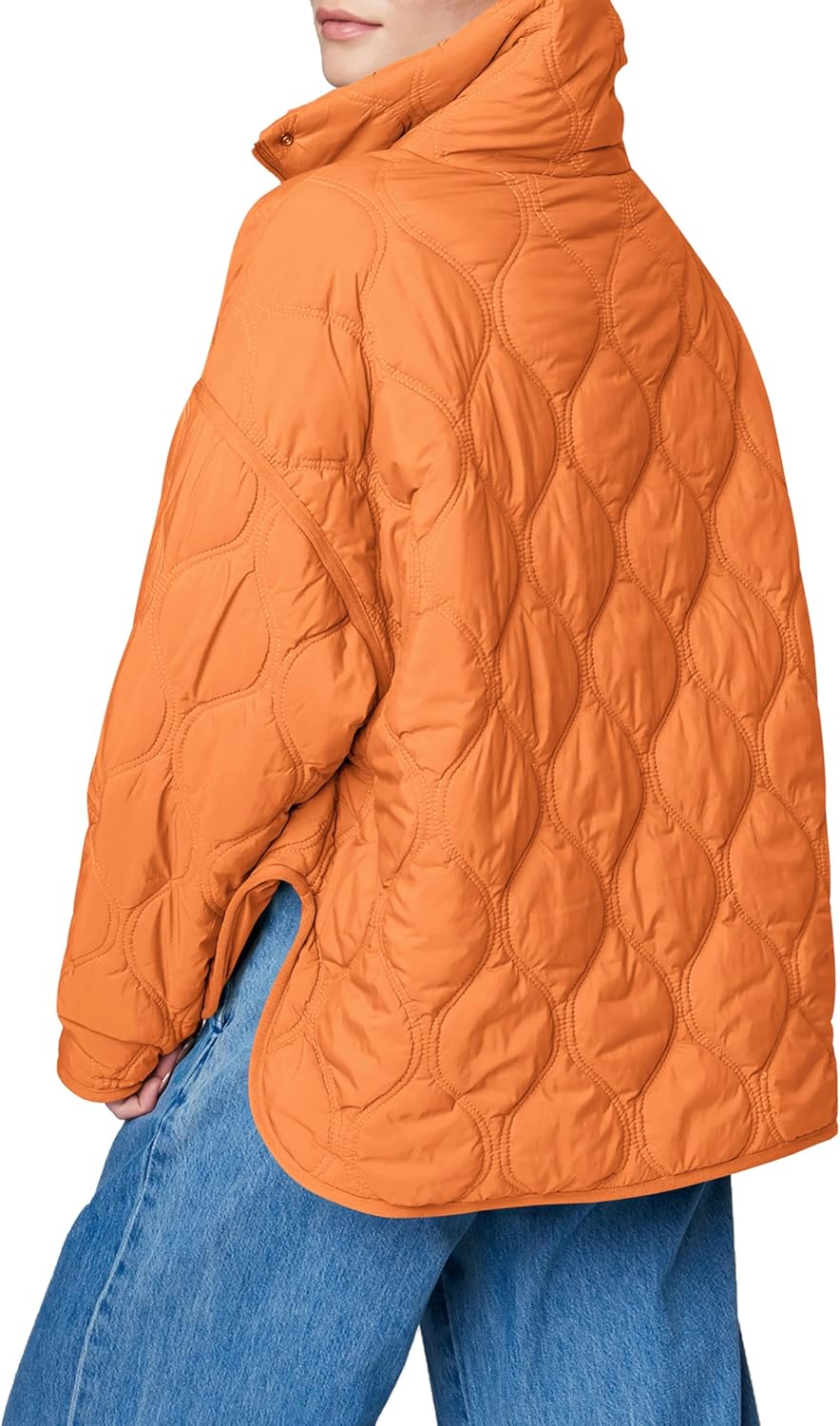 Women's Puffer Pullover Quilted Lightweight Jacket
