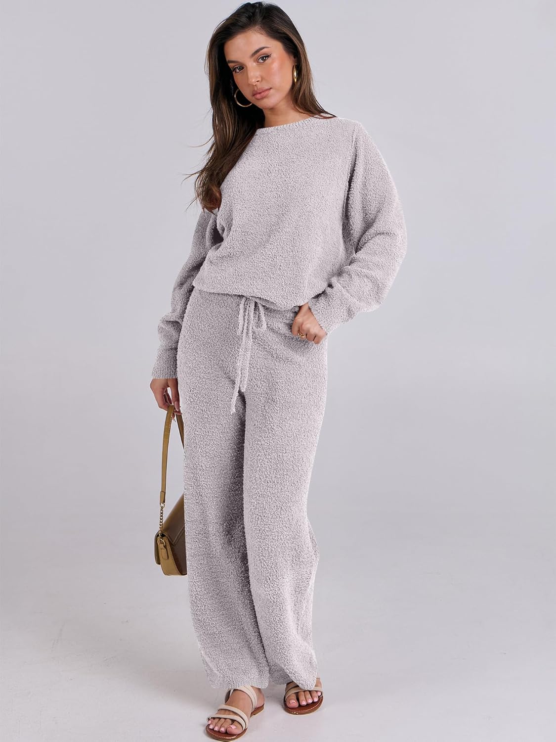 Women's Fuzzy Fleece Pajama Sets