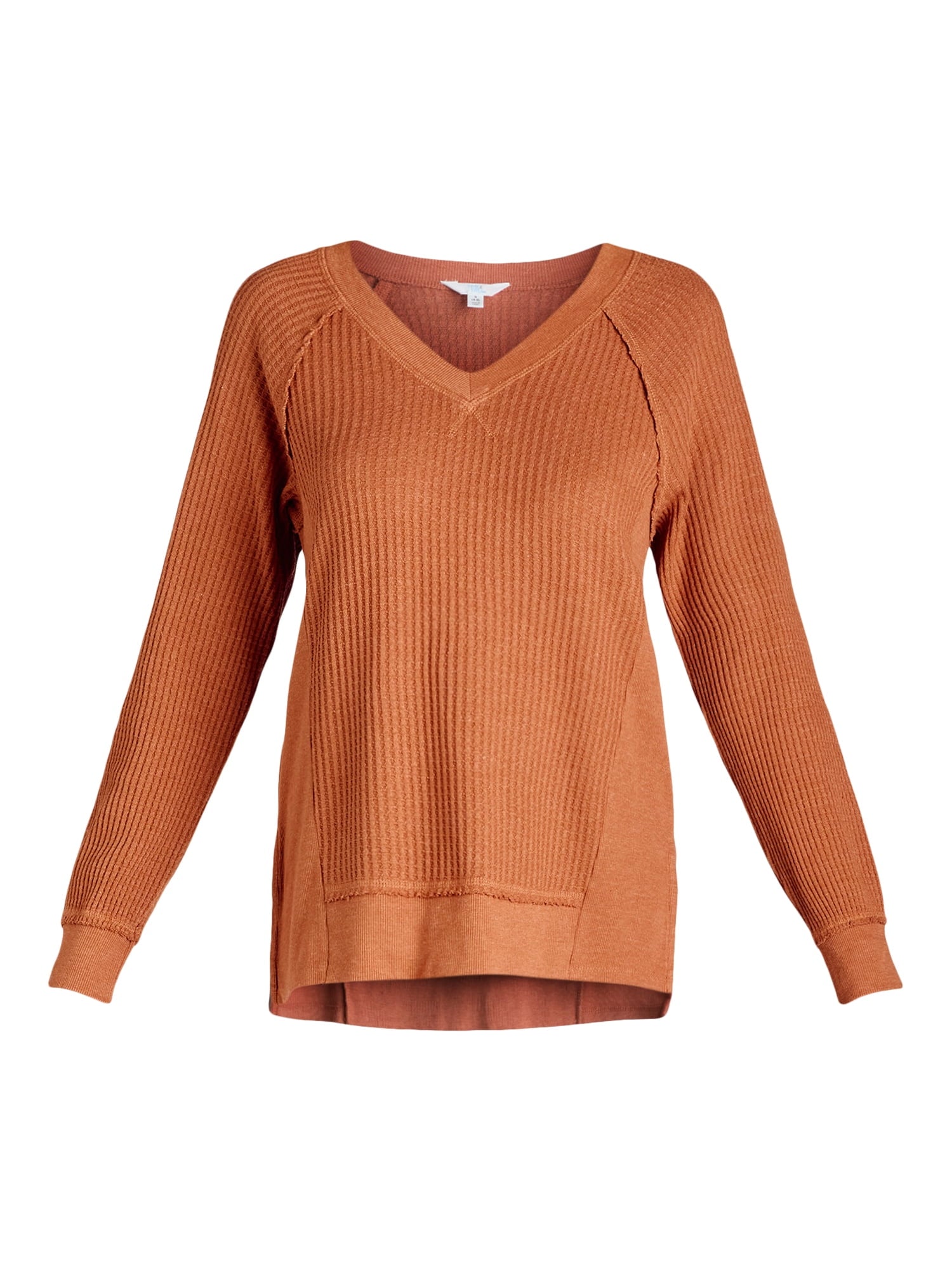 Women's Waffle Knit Sweatshirt
