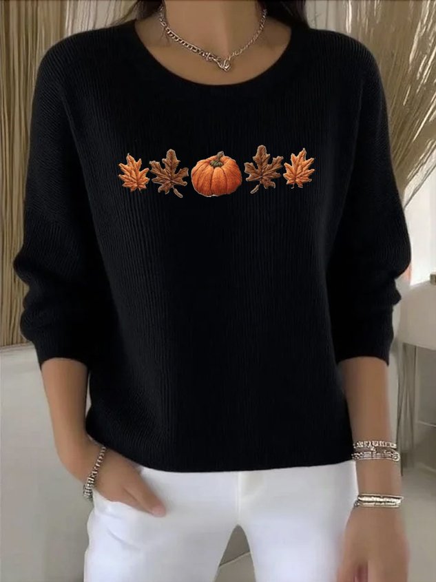 Women Plain Spring/Fall Casual Long Sleeve Shawl Collar Cotton Sweater