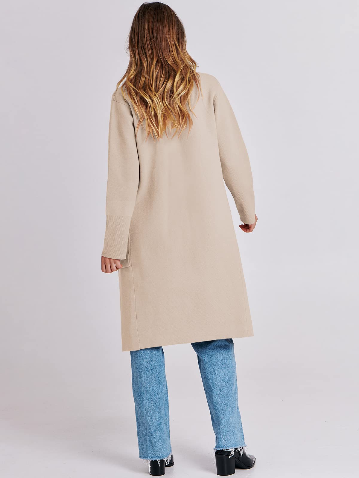 Women Oversized Open Front Coat Outwear