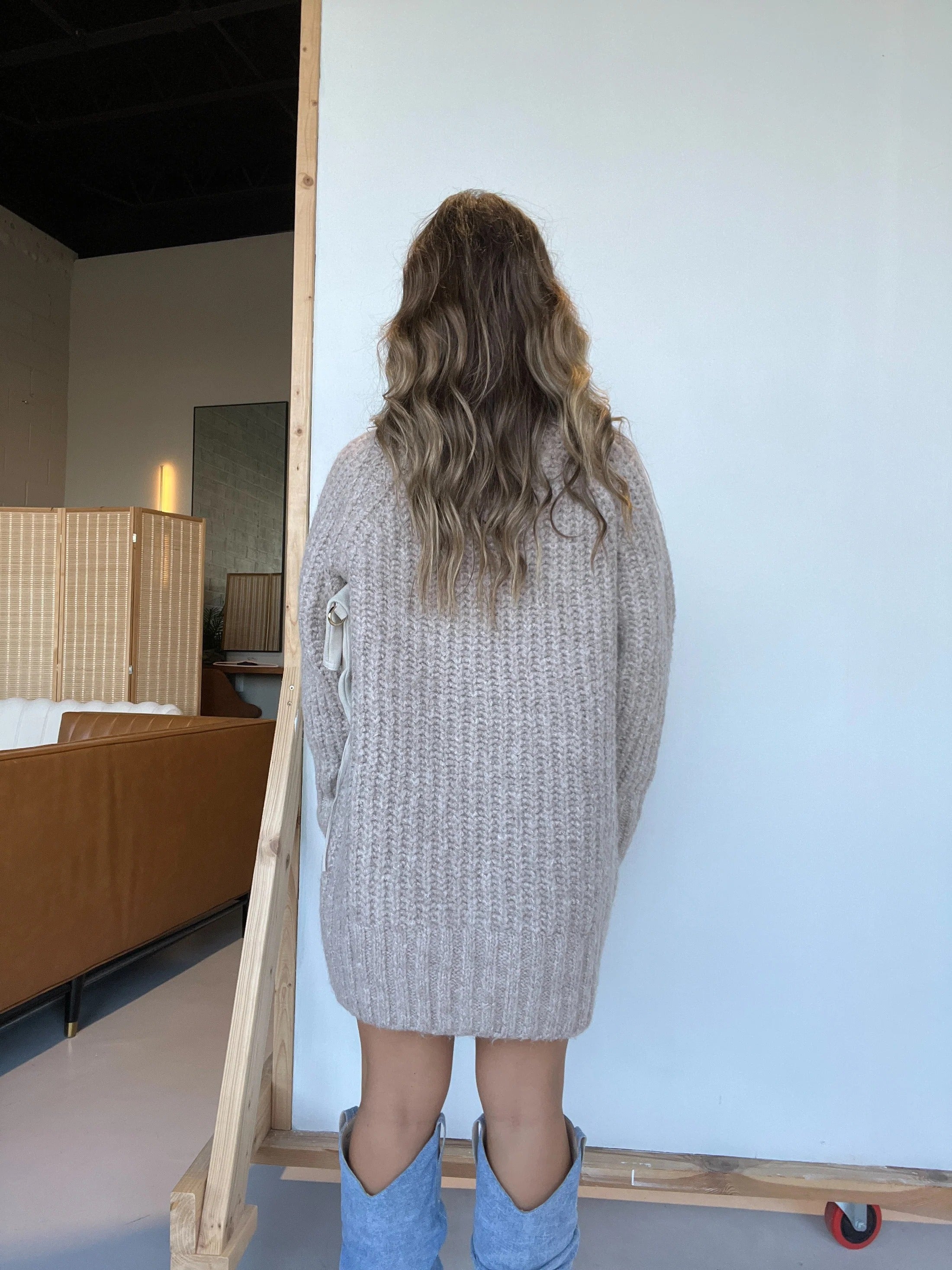 Knit Turtleneck Chunky Soft Sweater