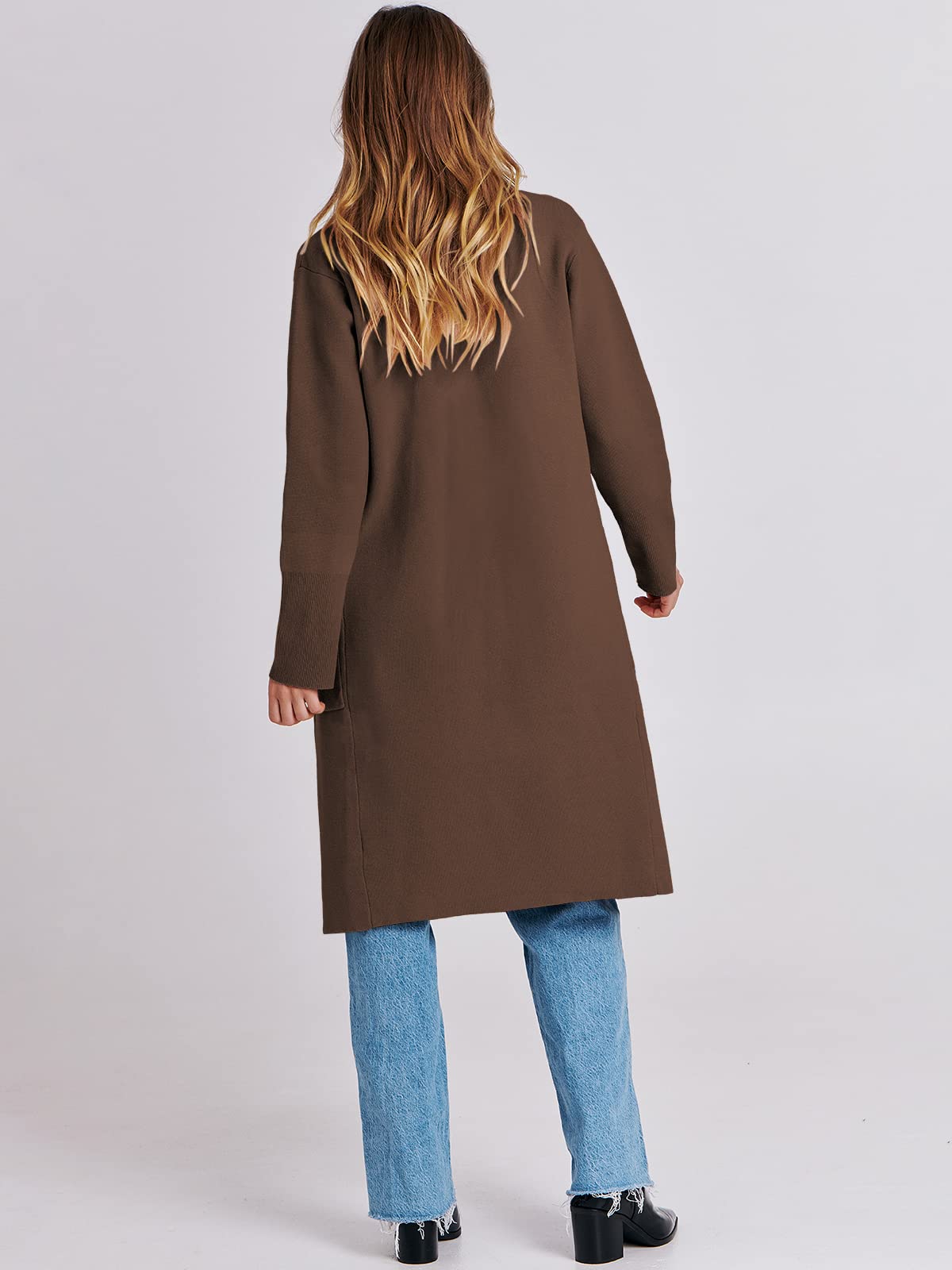 Women Oversized Open Front Coat Outwear
