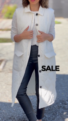 Clasi Sleeveless Argyle Quilted Down Vest