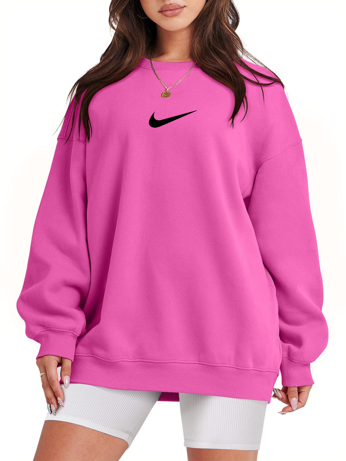 Women's Crew Neck Oversized Sweatshirt (Buy 2 Free Shipping)