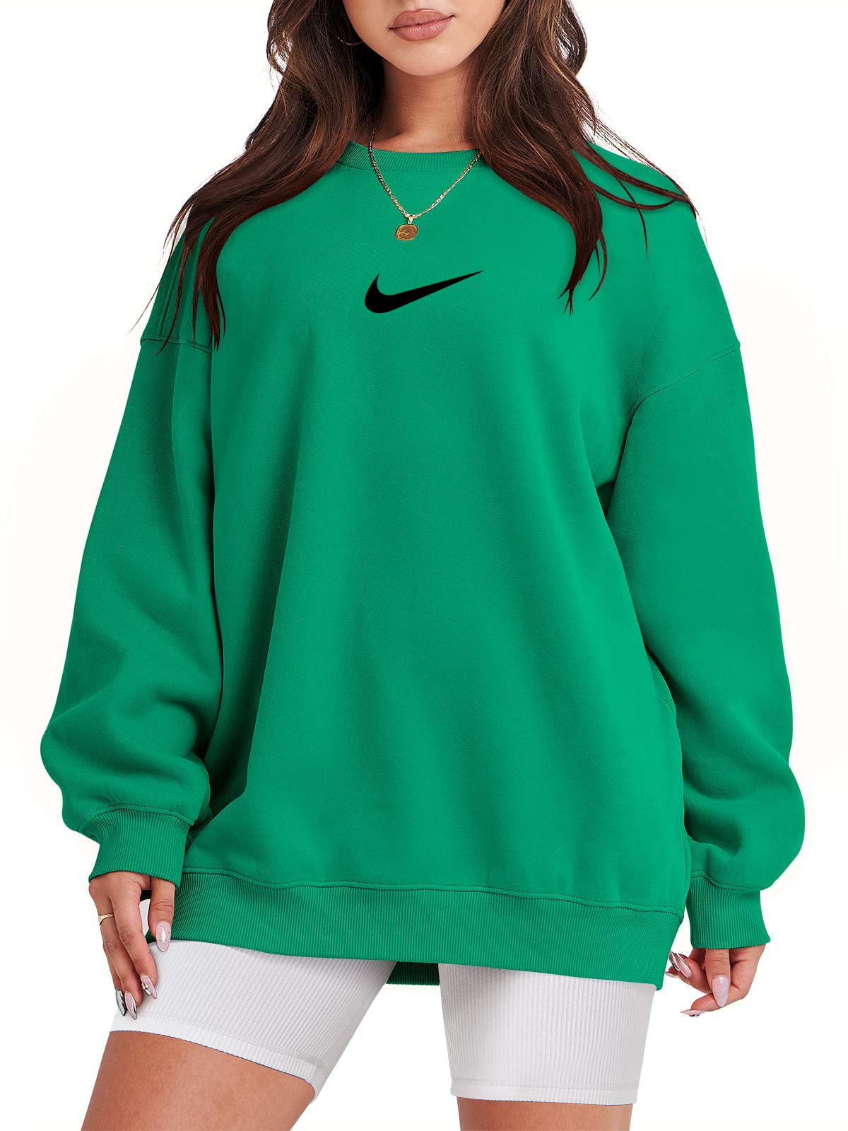 Women's Crew Neck Oversized Sweatshirt (Buy 2 Free Shipping)