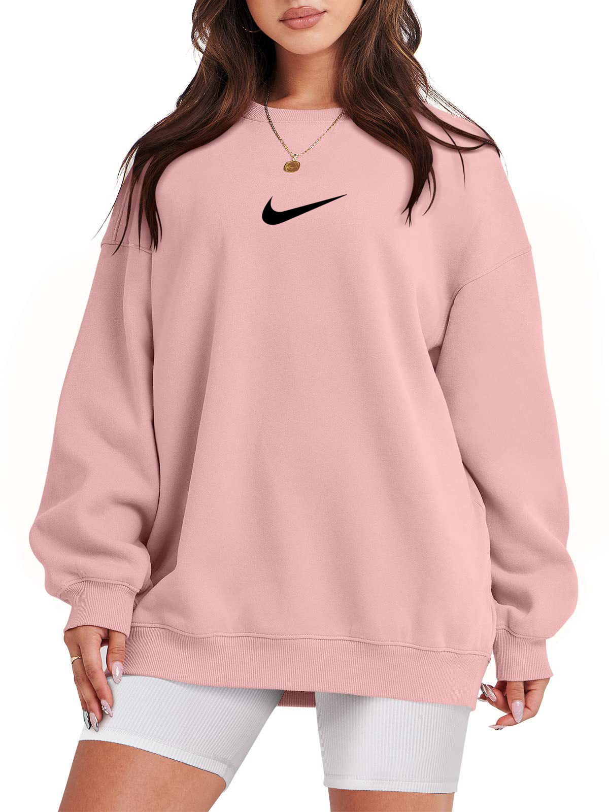 Women's Crew Neck Oversized Sweatshirt (Buy 2 Free Shipping)