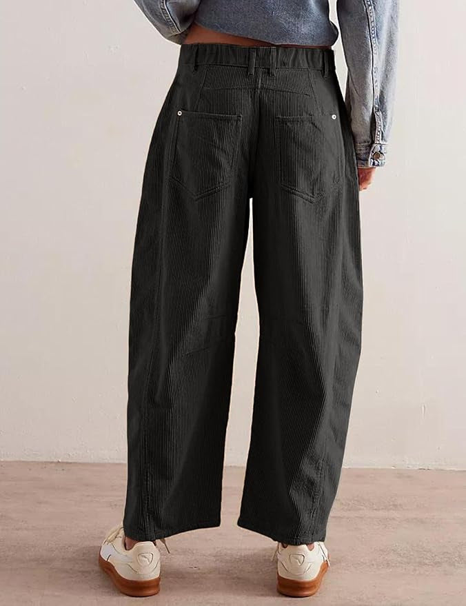 Women's Corduroy Elastic Waist Pants -BUY 2 FREE SHIPPING