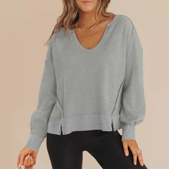 Women's V-Neck Casual Pullover Top (Buy 2 Free Shipping)