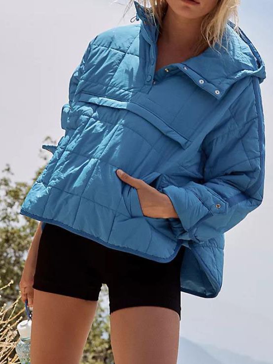 Women's Quilted Lightweight Hooded Puffer Jacket