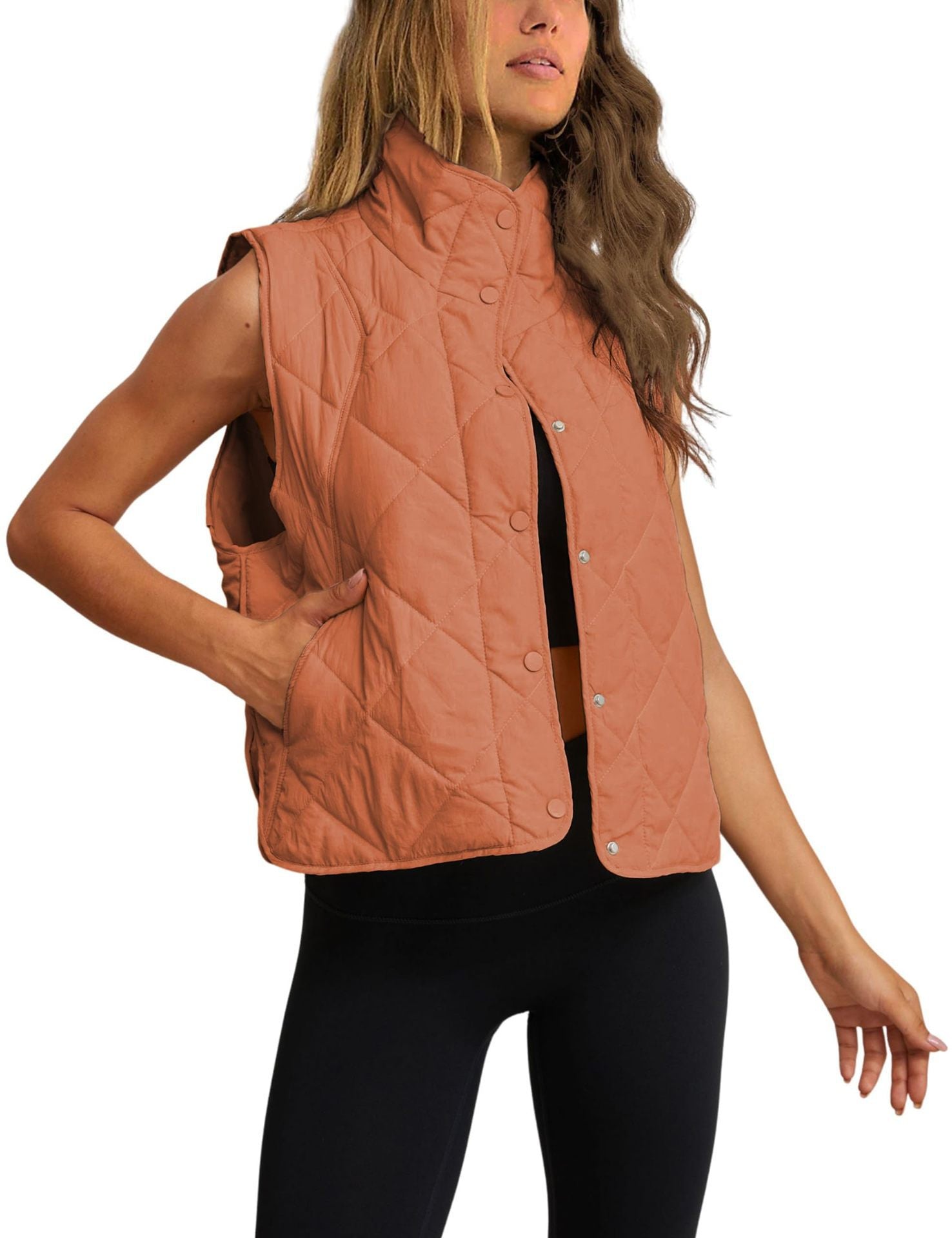 Womens Puffer Quilted Vest