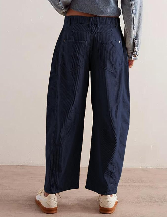 Women's Corduroy Elastic Waist Pants -BUY 2 FREE SHIPPING