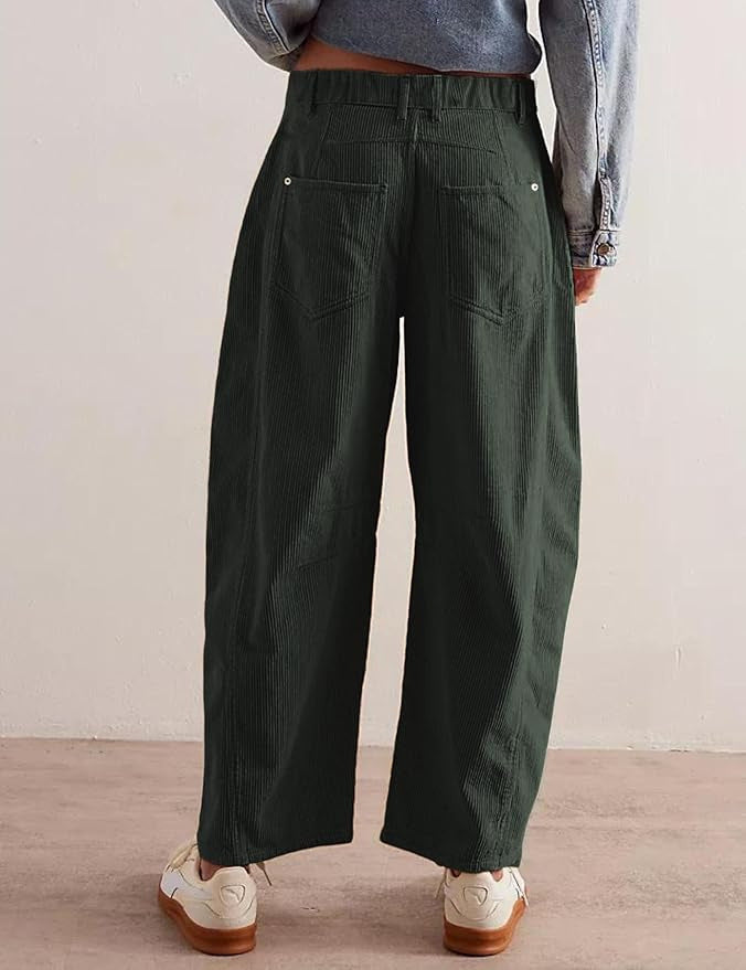 Women's Corduroy Elastic Waist Pants -BUY 2 FREE SHIPPING