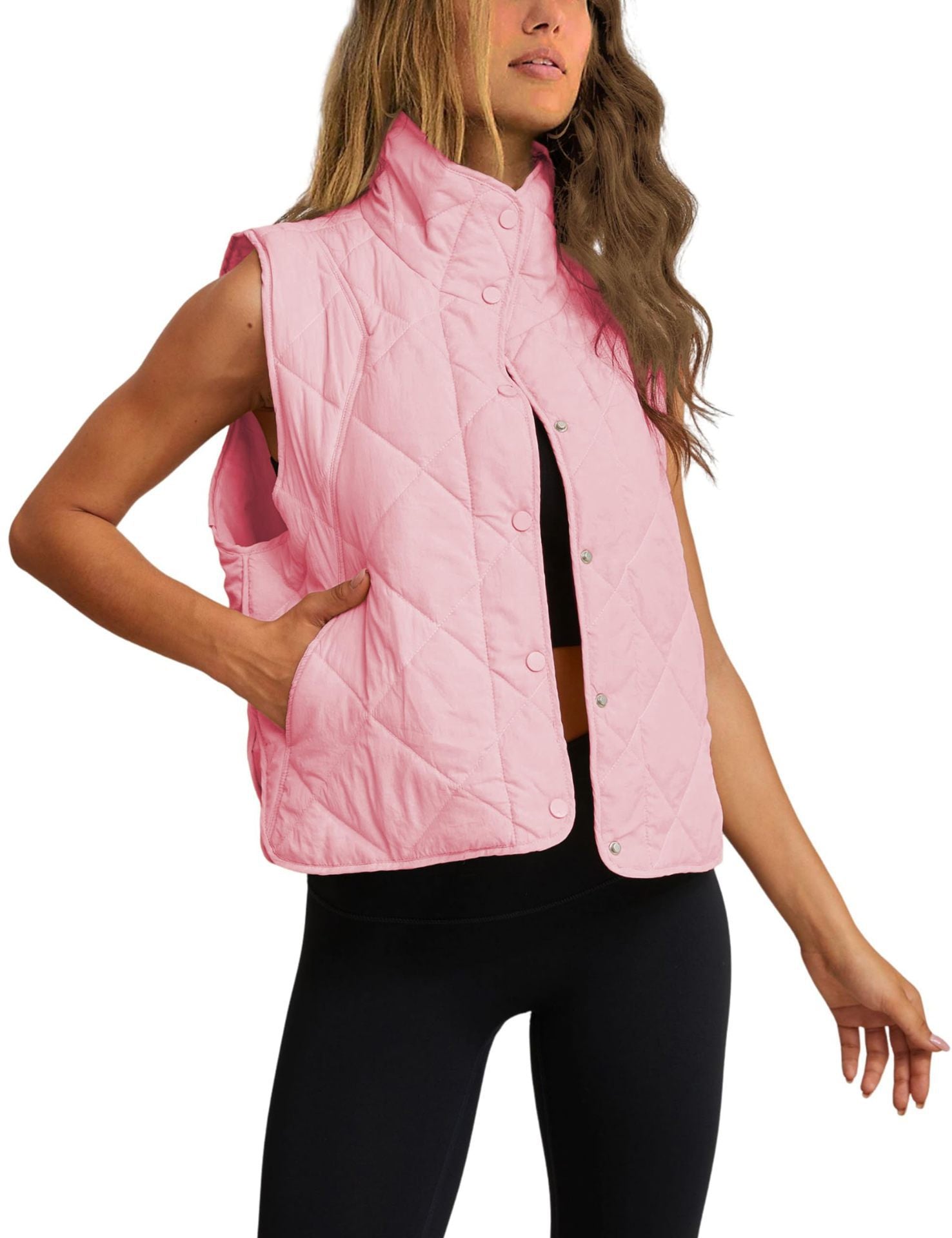 Womens Puffer Quilted Vest