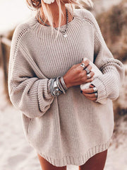 Women's Oversized  Knit Sweaters Pullover
