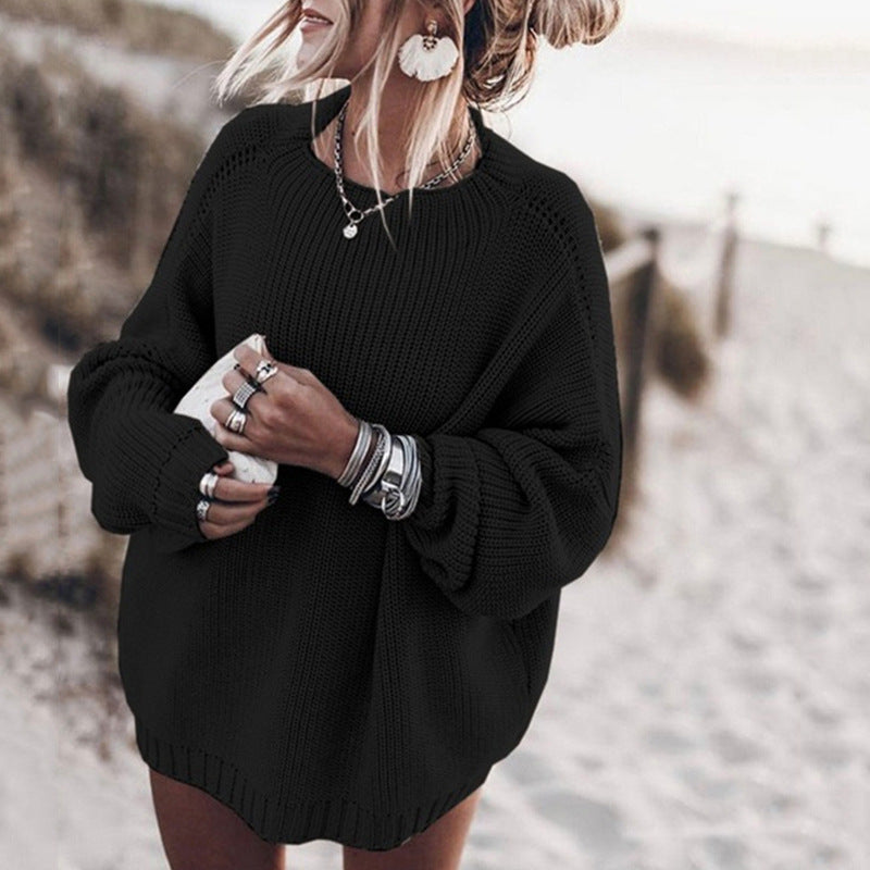 Women's Oversized  Knit Sweaters Pullover