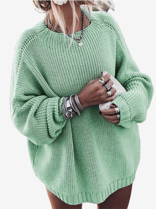 Women's Oversized  Knit Sweaters Pullover