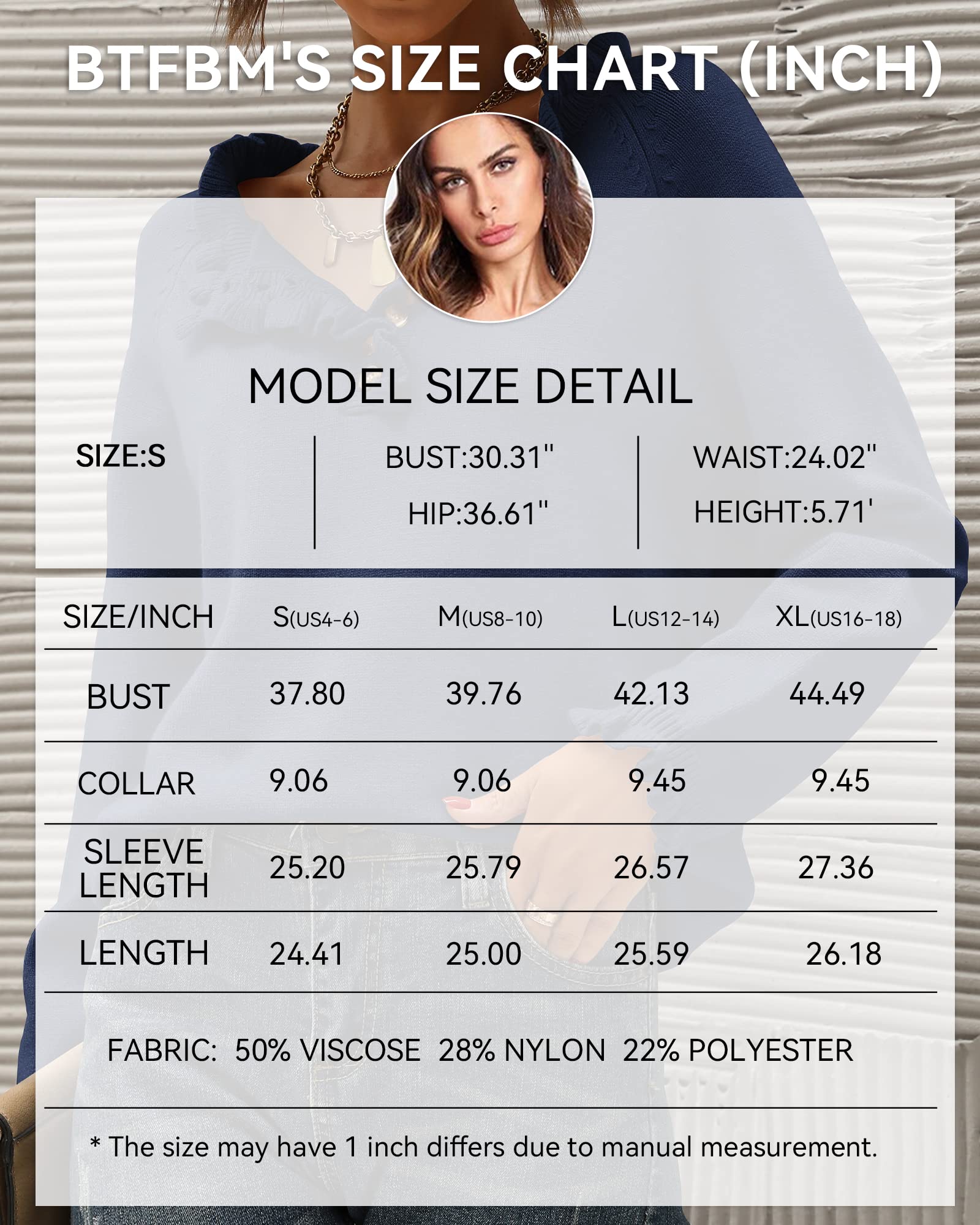 Women's Crew Neck Ruffle Cashmere Pullover Sweater