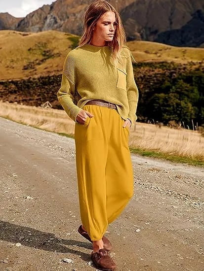 Fall Knit Top Sweater Set