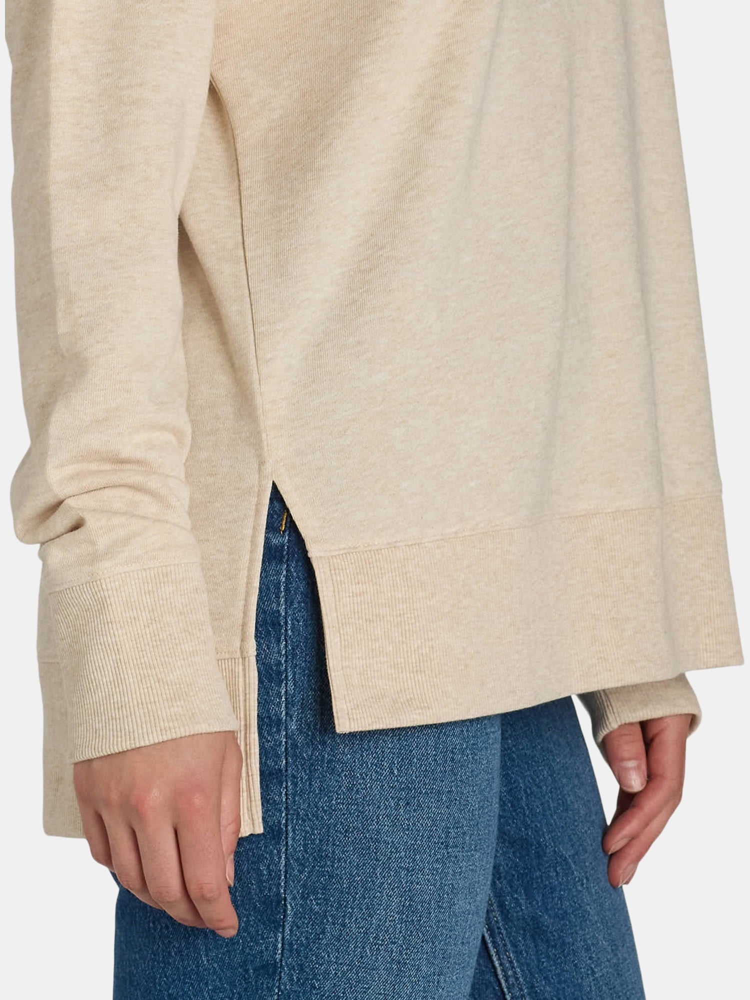 Women's High Low Hem Side Slit Pullover Sweatshirt (Buy 2 Free Shipping)