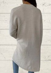 Women's horizontal knit cardigan