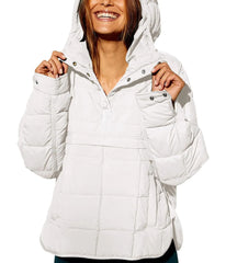 Women's Quilted Lightweight Hooded Puffer Jacket