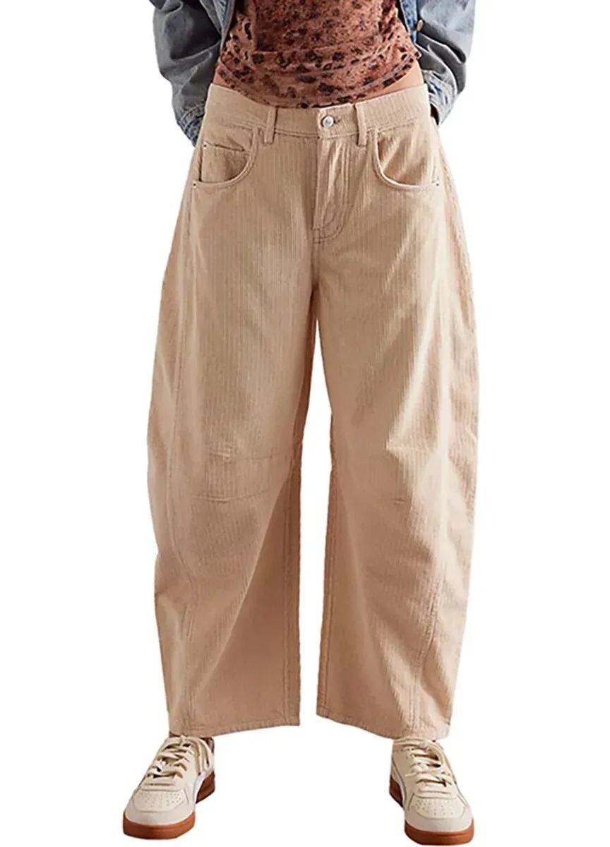 Women's Corduroy Elastic Waist Pants -BUY 2 FREE SHIPPING