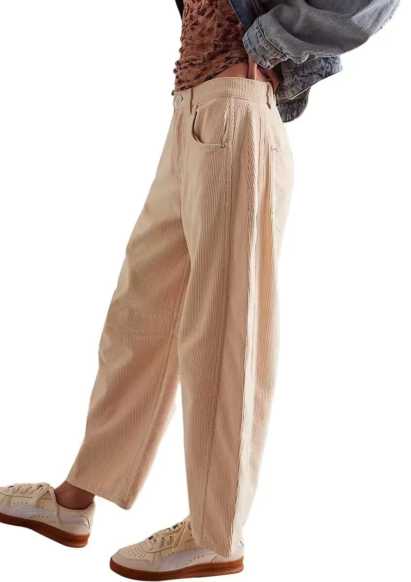 Women's Corduroy Elastic Waist Pants -BUY 2 FREE SHIPPING