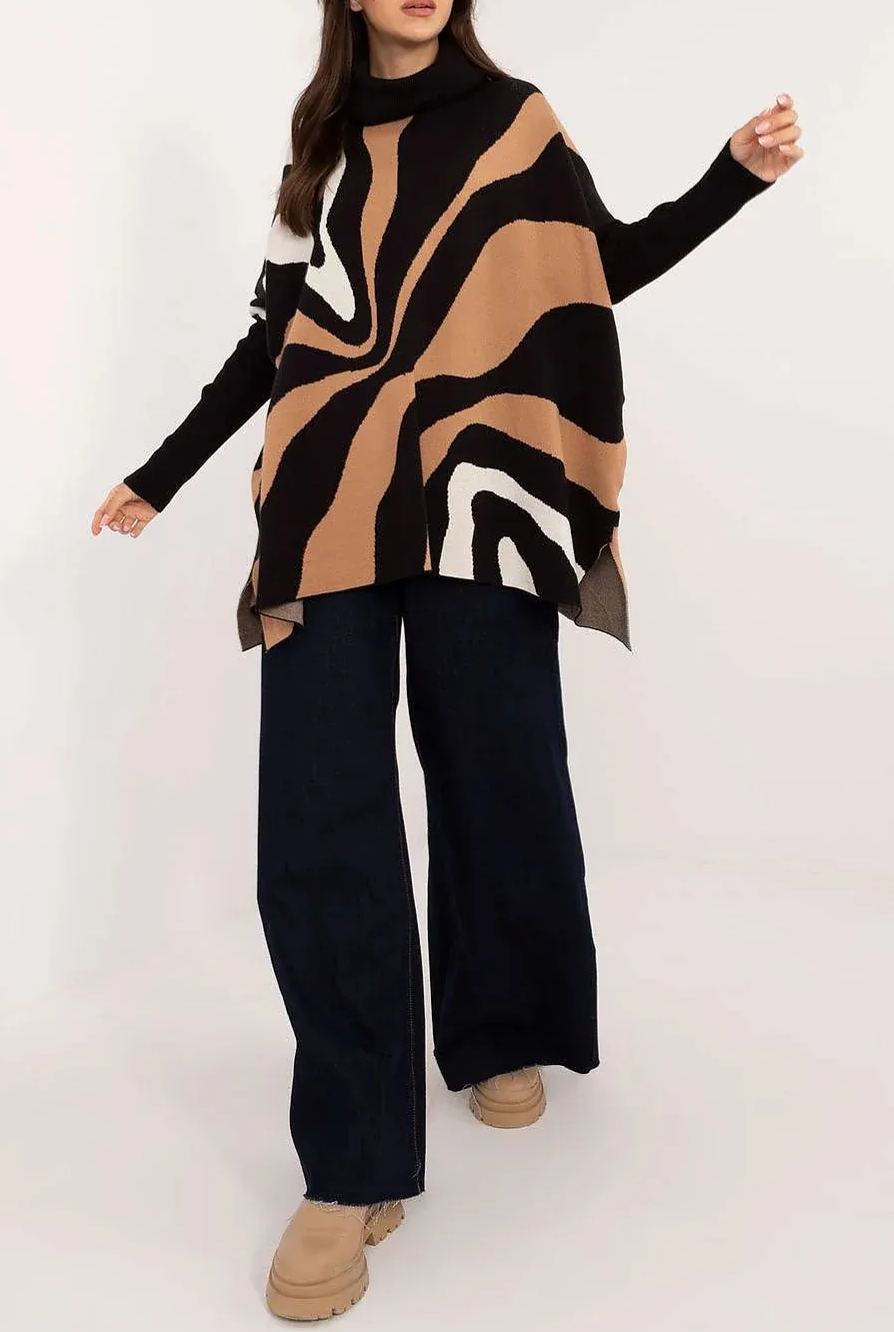 Women's Casual Zebra Print Sweater（BUY 2 GET FREE SHIPPING）