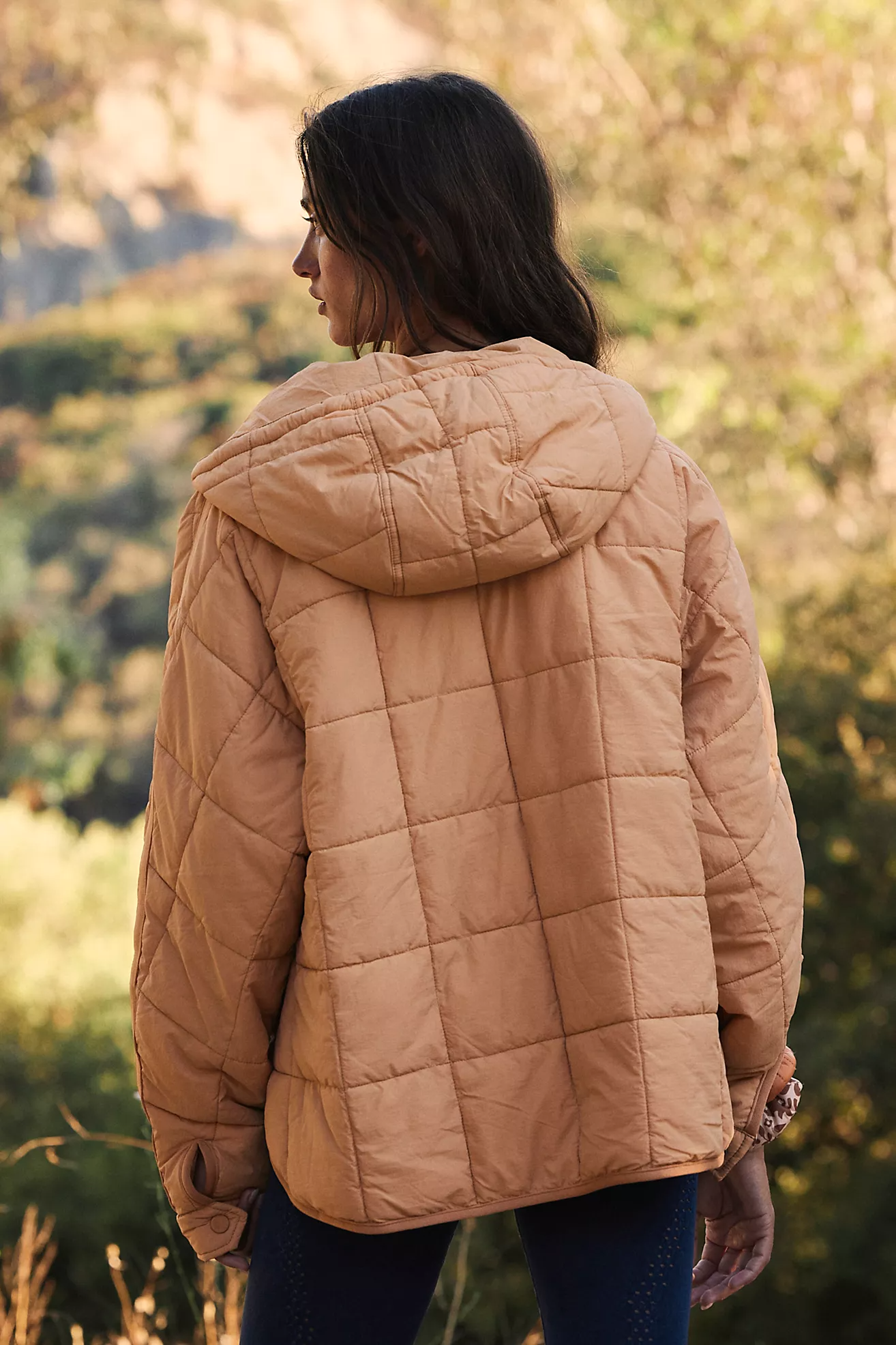 Women's Quilted Lightweight Hooded Puffer Jacket