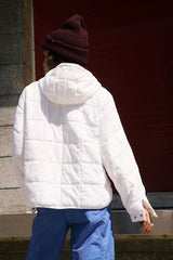 Women's Quilted Lightweight Hooded Puffer Jacket